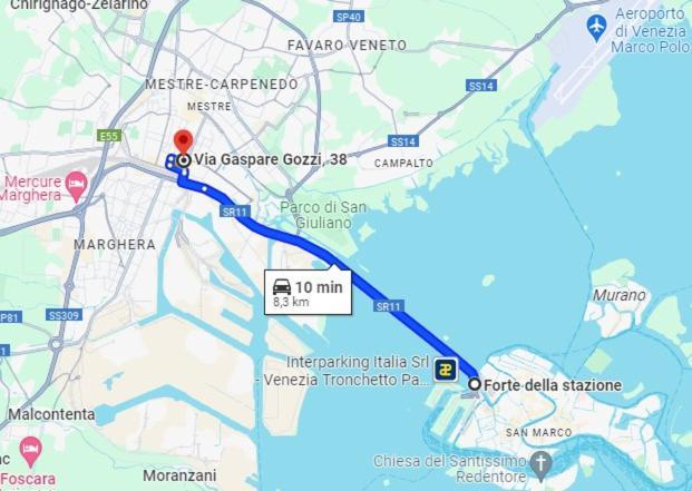 Gozzi House - Comoda Casa - Free Parking - Easy To Venice! เมสเตร ภายนอก รูปภาพ